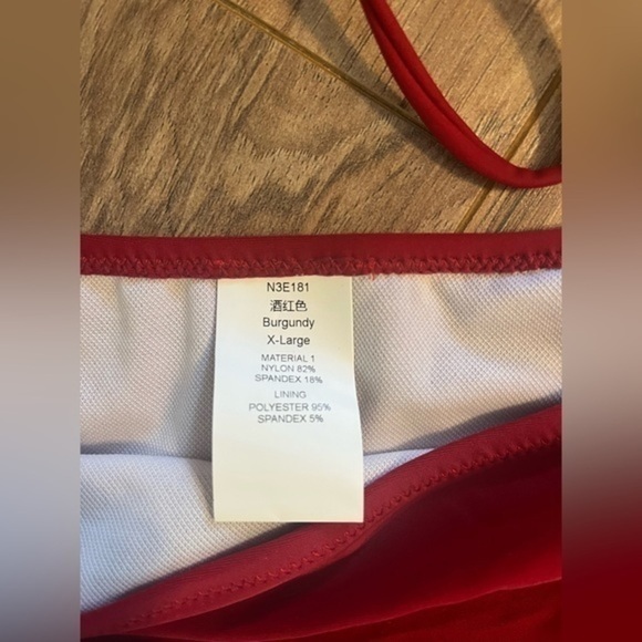 Women Ruffle Bikini Sets Two Piece Push Up High Waist  Bathing Suit Sz XL - Picture 6 of 7